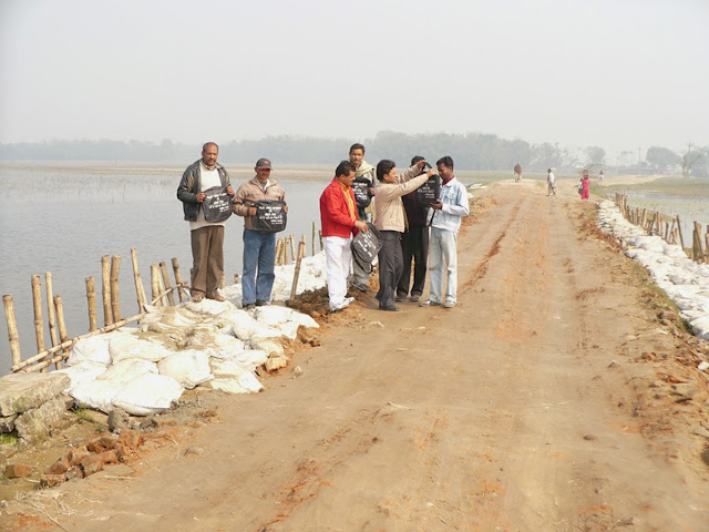 Bihar Bhakti Andolan with Koshi Flood Victims in 2008