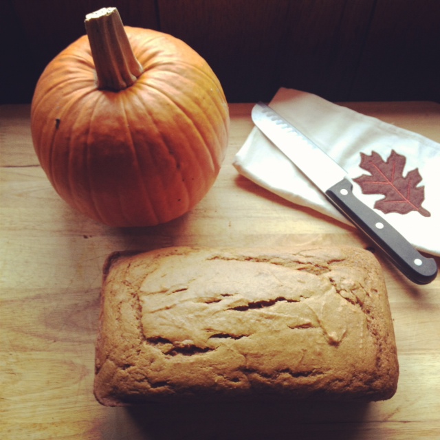 A Less Processed Life What's Baking Pumpkin Bread