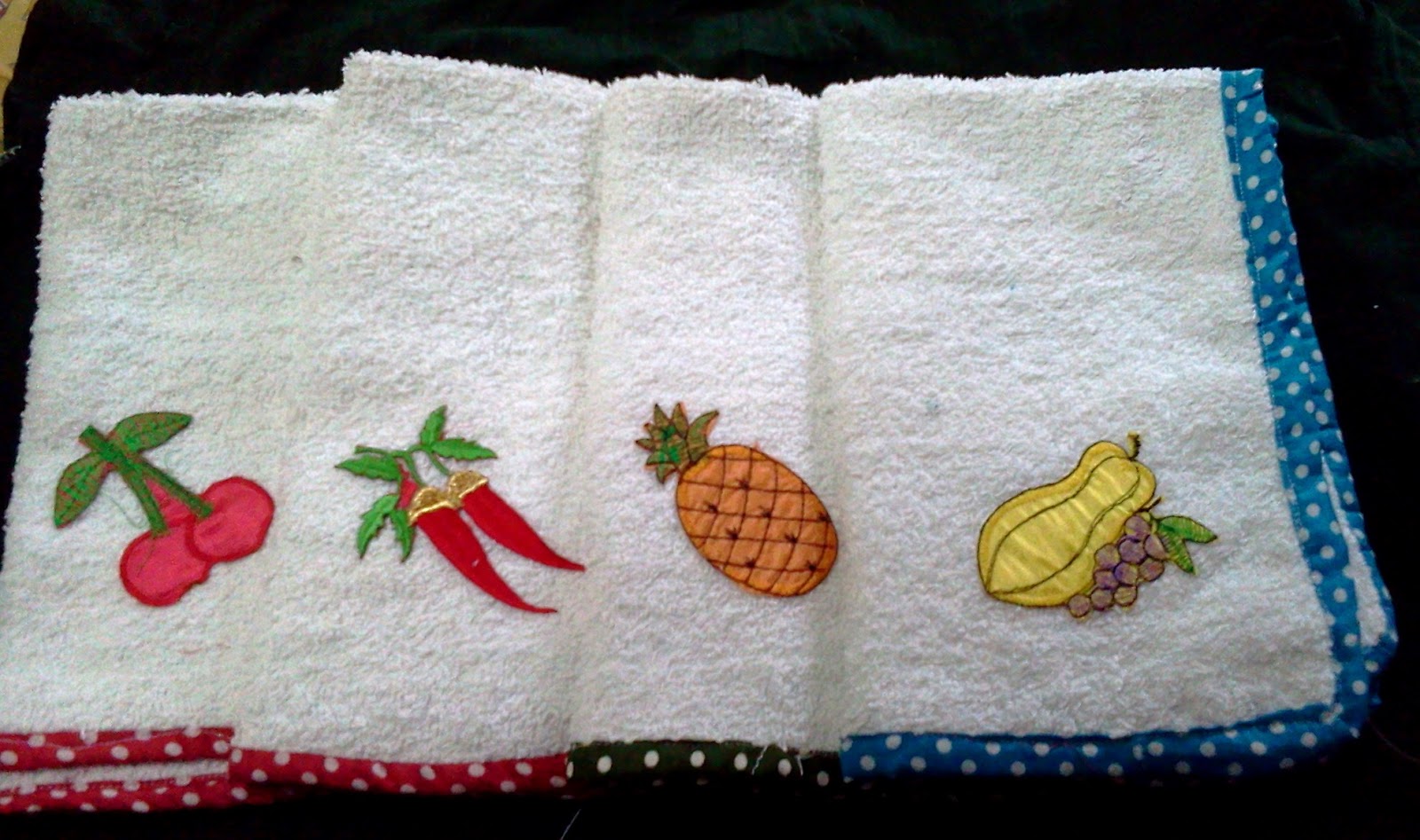 Maria's Creations pretty kitchen towels