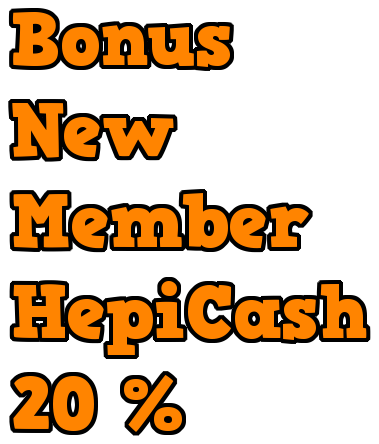 Hepicash promo bonus 20% new member