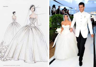 Kim Kardashian Wedding Dress