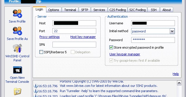 Config Bitvise Tunnelier Ssh 2012 | Internet Gratis - Tips ...