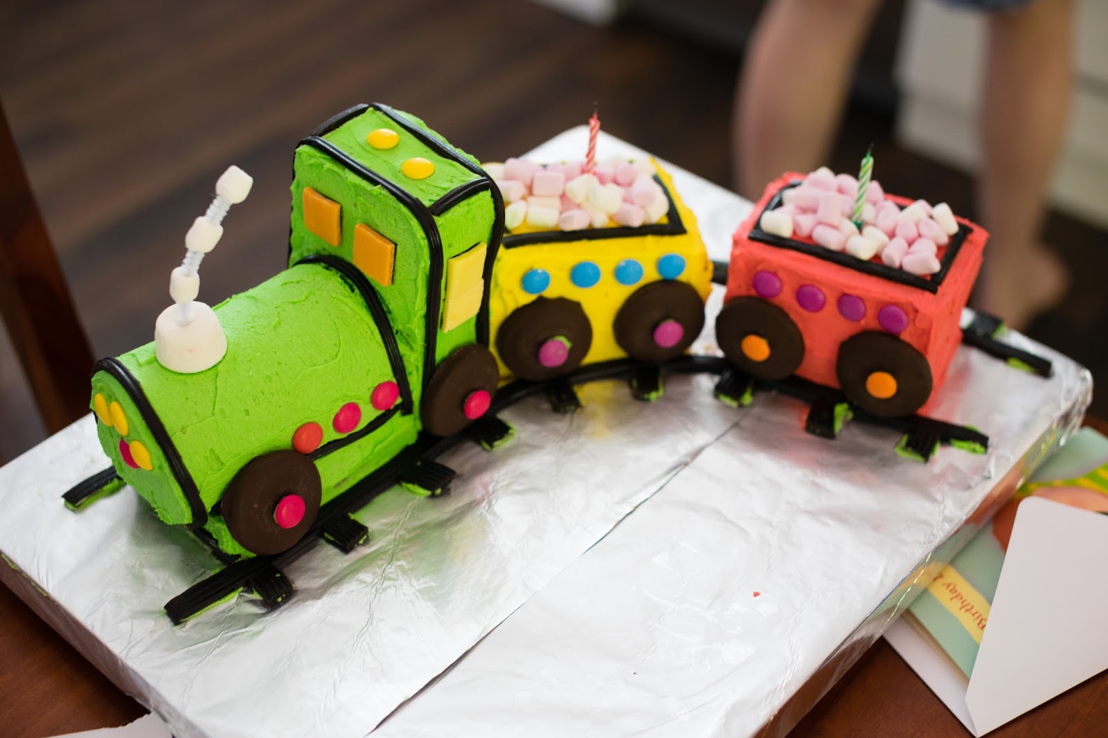 Twentyfirst Century Lady A Train Birthday Cake Step by Step in Pictures