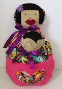 Babushka Kanga Dolls Mum and Bubs Set
