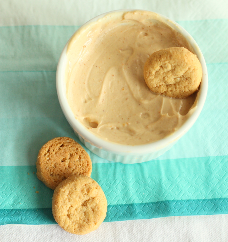 Half Baked Peanut Butter and Vanilla Greek Yogurt Dip
