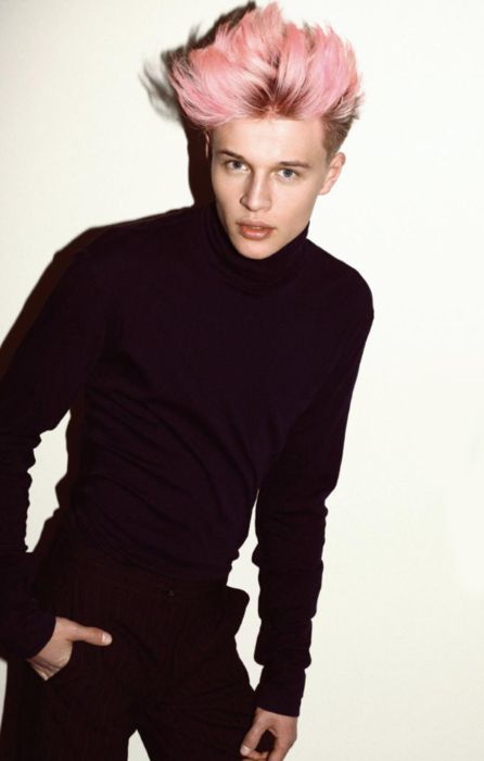 All about Hair for Men: PINK HAIR COLOUR FOR MEN