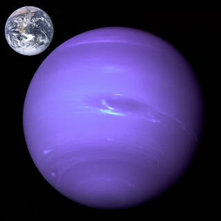Planeta Neptuno y comparación con la Tierra