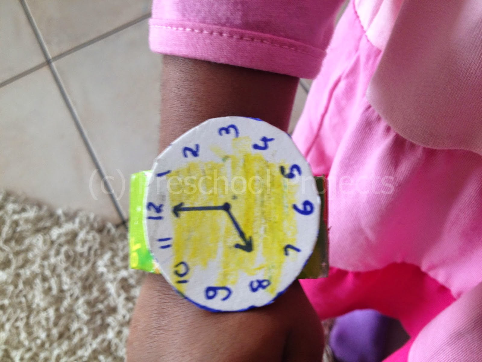 Preschool Projects Paper Roll/tube Watches