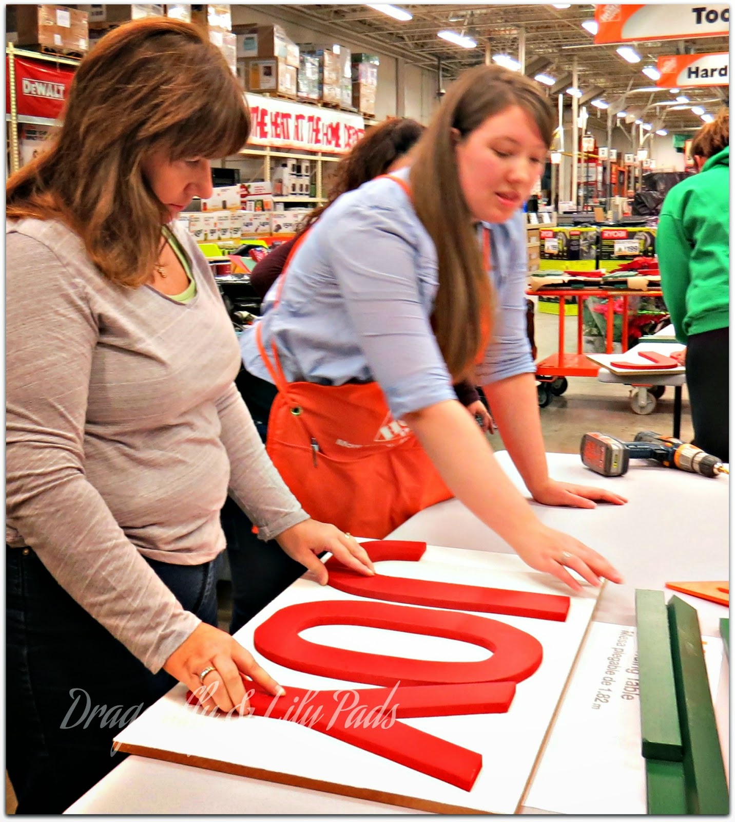 Do it Herself Workshop, Joy Marquee Sign , Building, Behr Marquee Paint,