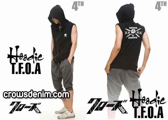 Crows Denim Crows Zero Hooded Sweater Tfoa 4th crows denim crows zero hooded sweater tfoa 4th