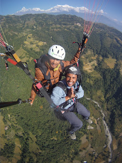 Paragliding in Nepal