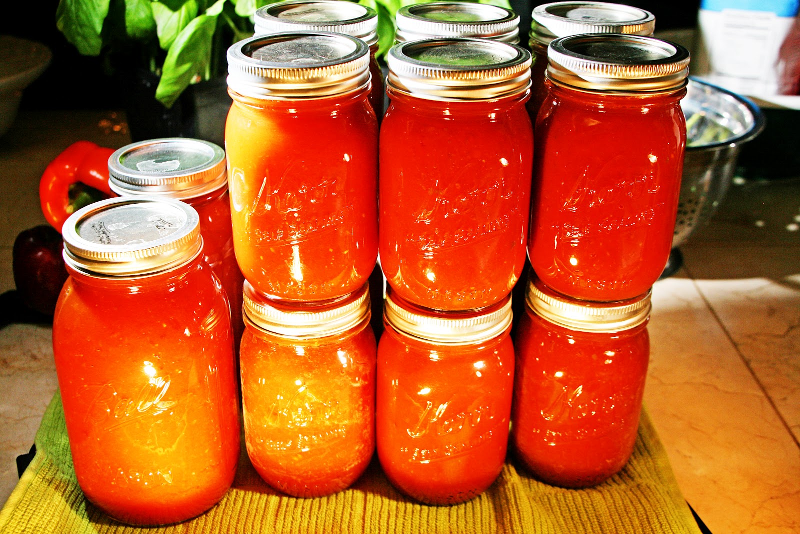 Love from the Kitchen Summer of Canning Basic Tomato Sauce