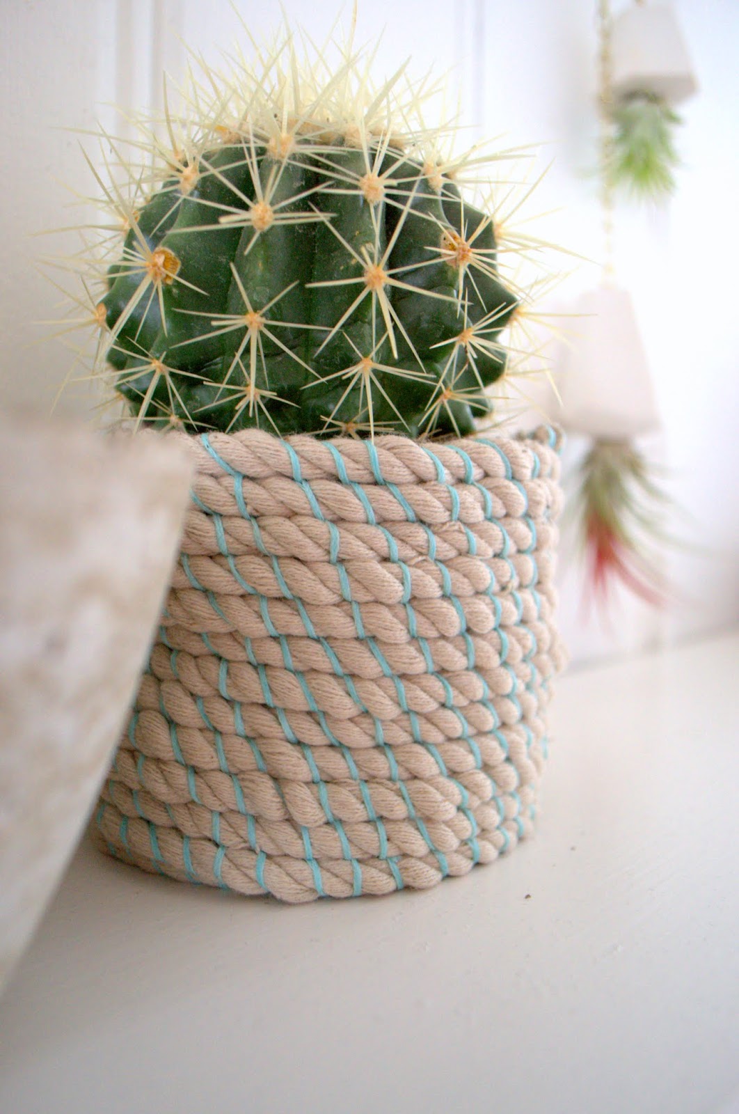 nostalgiecat DIY rope pot
