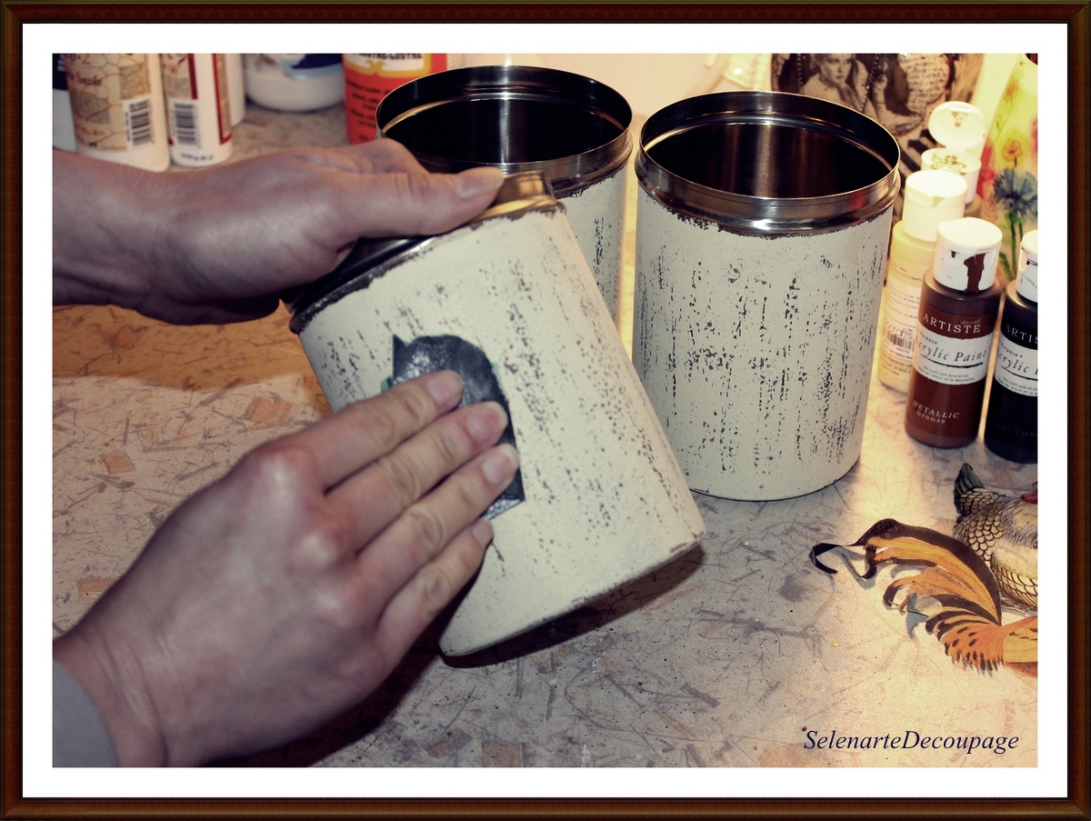 Selenarte Passion For Decoupage DIY Decoupage On Metal And Shabby