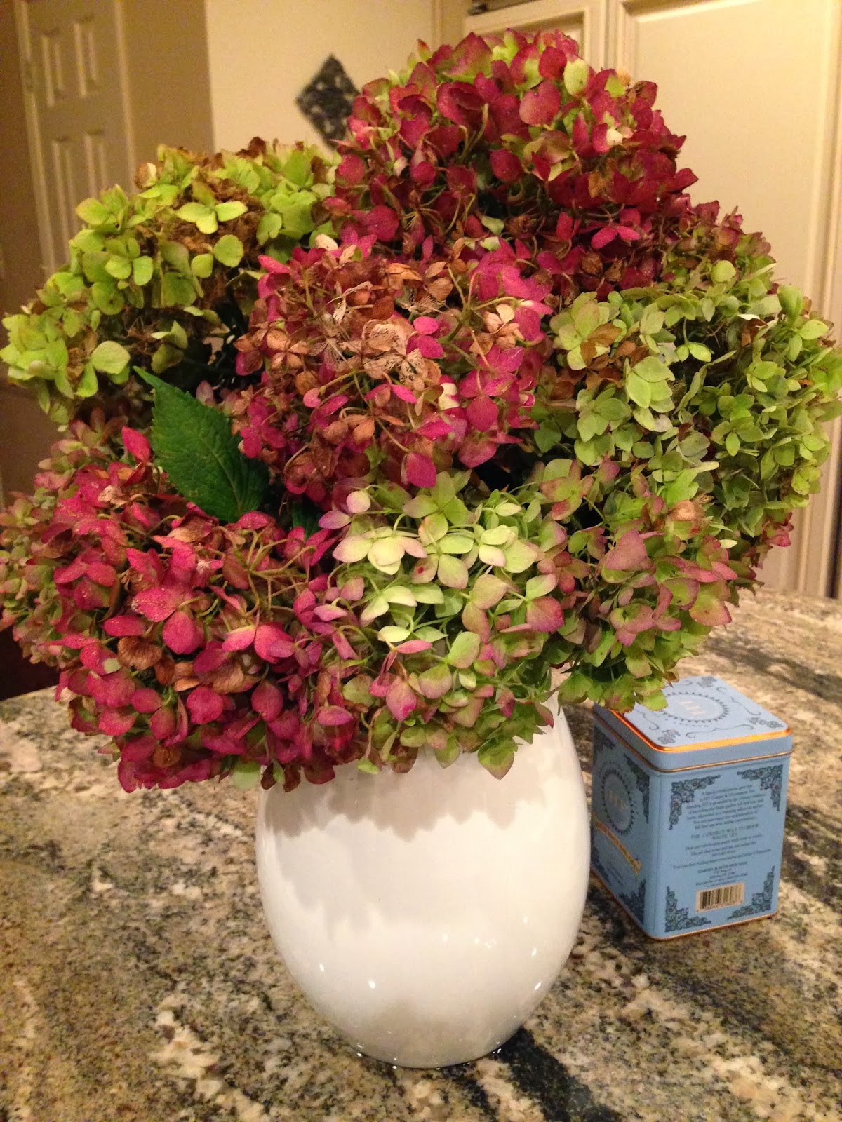 The Notable Nook Fall Hydrangeas.