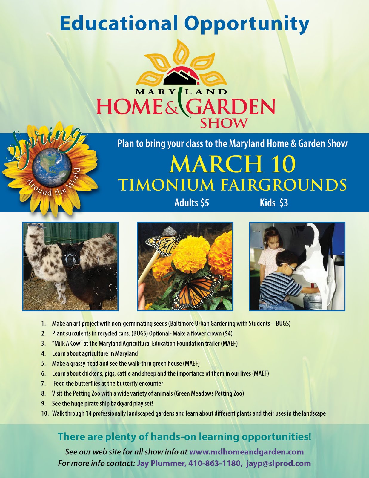 Bugs After School Program Bugs At The Maryland Home And Garden Show