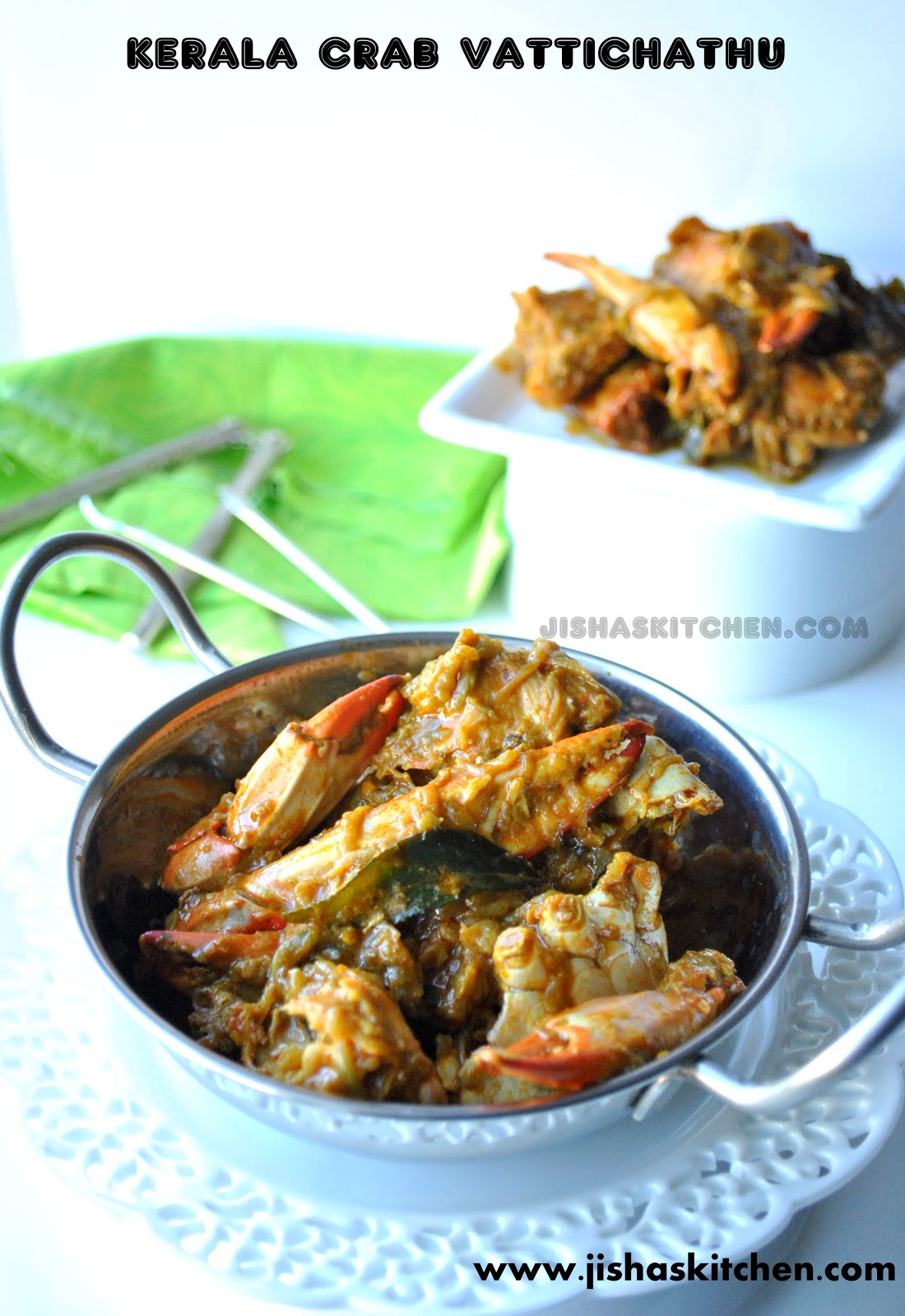 ! Jisha's Kitchen ! Kerala style crab masala Indian Recipes, Kerala
