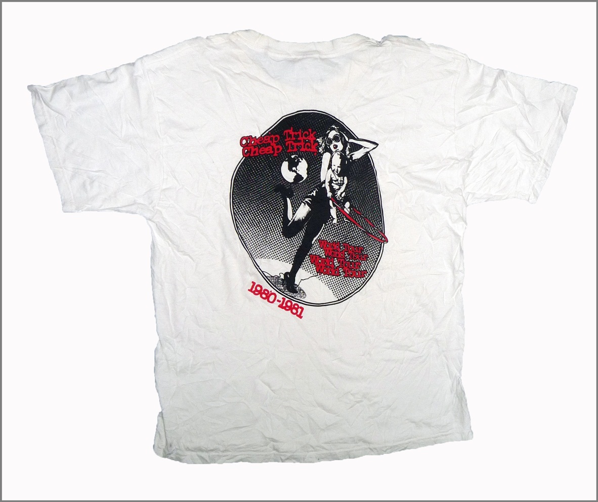 CHEAP TRICK Band on BIKES Vintage Style Licensed T-Shirt All Sizes