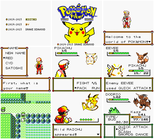 COOL HACKS: Pokémon STRIKE! Yellow Version (GBC) ~ El Blog del Chuck~