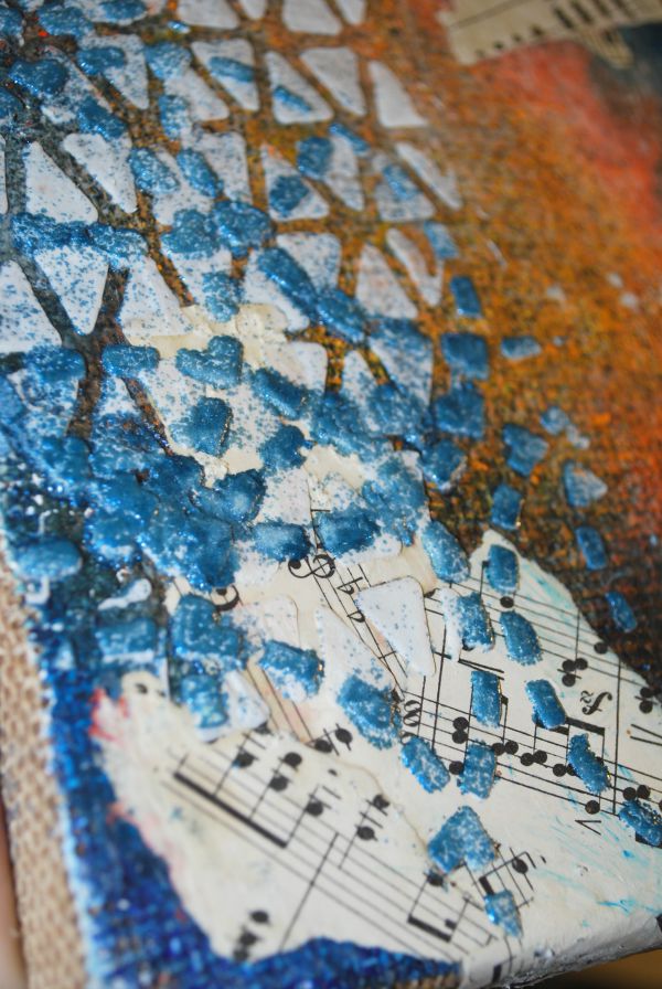 The Damsel of Distressed Cards Gesso Vs. Matte Gel Medium What the