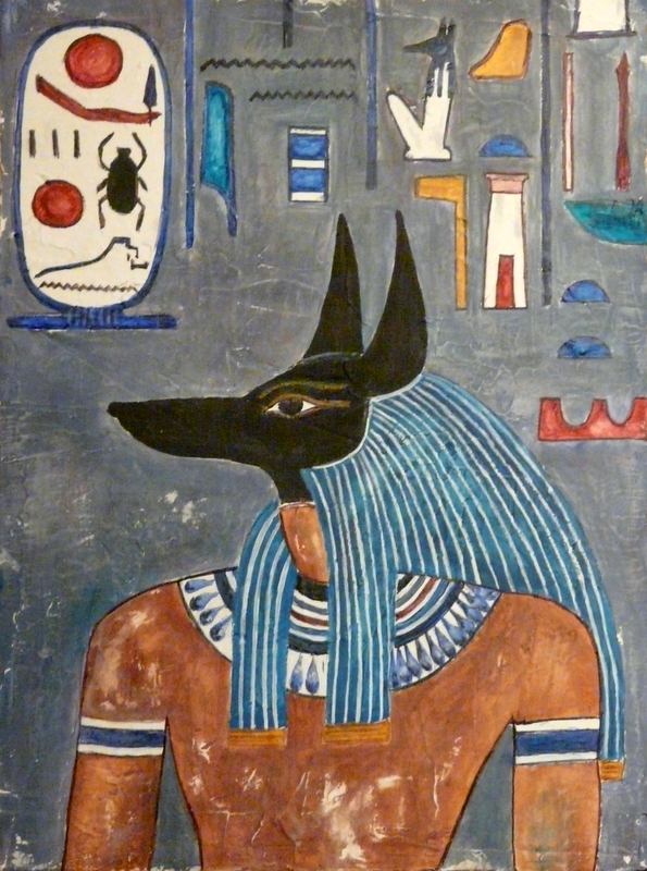 KEMET-Exposición___"Mil Millas Nilo Arriba": Anubis,tumba de Horemheb