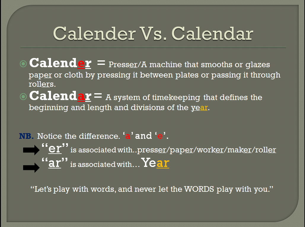 calender pics