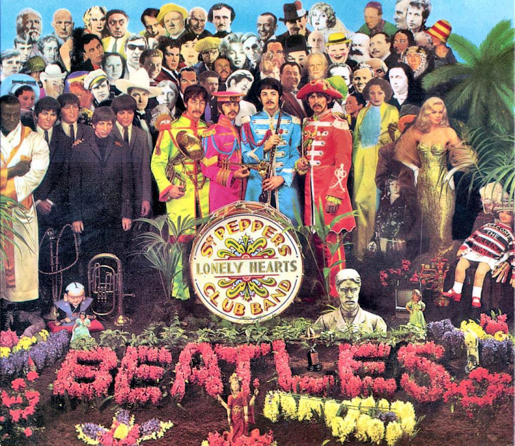 1967: The Beatles album, "Sgt. Pepper's Lonely Heart Club Band" [for info., click-on the image].