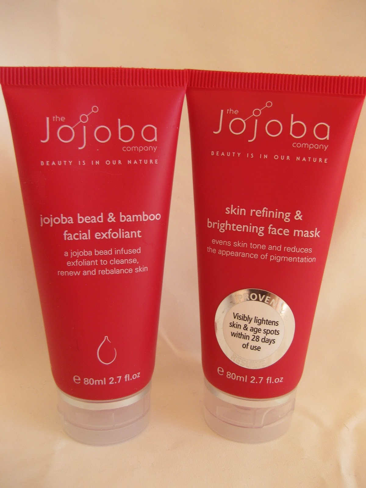 Review The Jojoba Company Mask and Facial Exfoliant