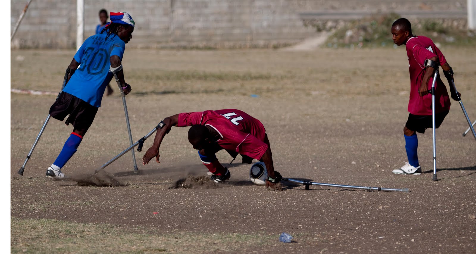 Photodocumentary by Les Stone Disabled Football