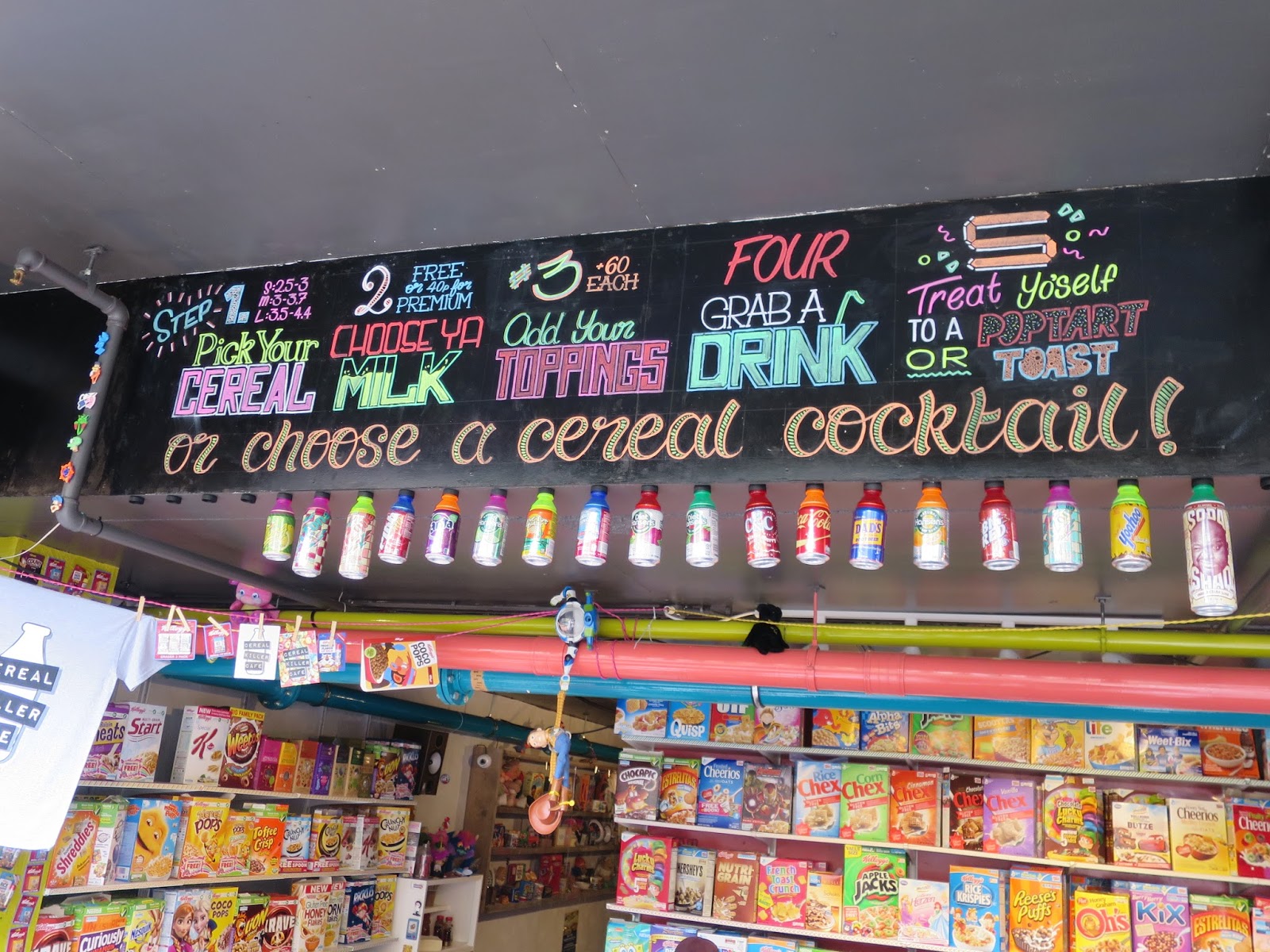 Meg's Boutique London Eats Cereal Killer Cafe