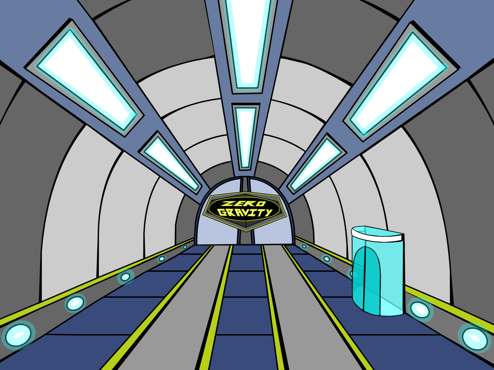 james balehowsky animation and art Zero Gravity Room for Club Penguin
