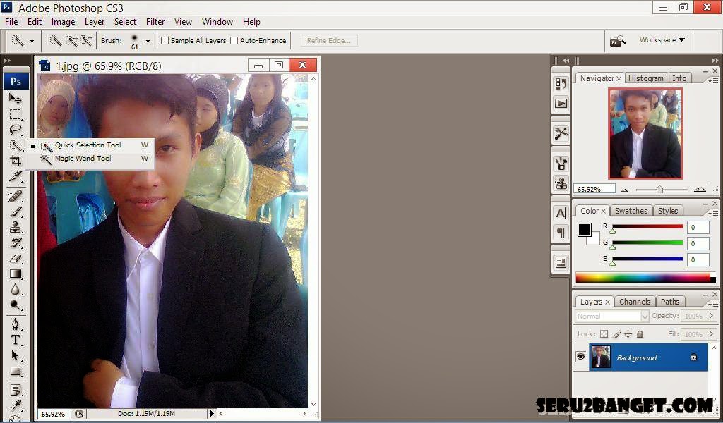 Cara Membuat Efek Blur Pada Background Foto Dengan Photoshop
