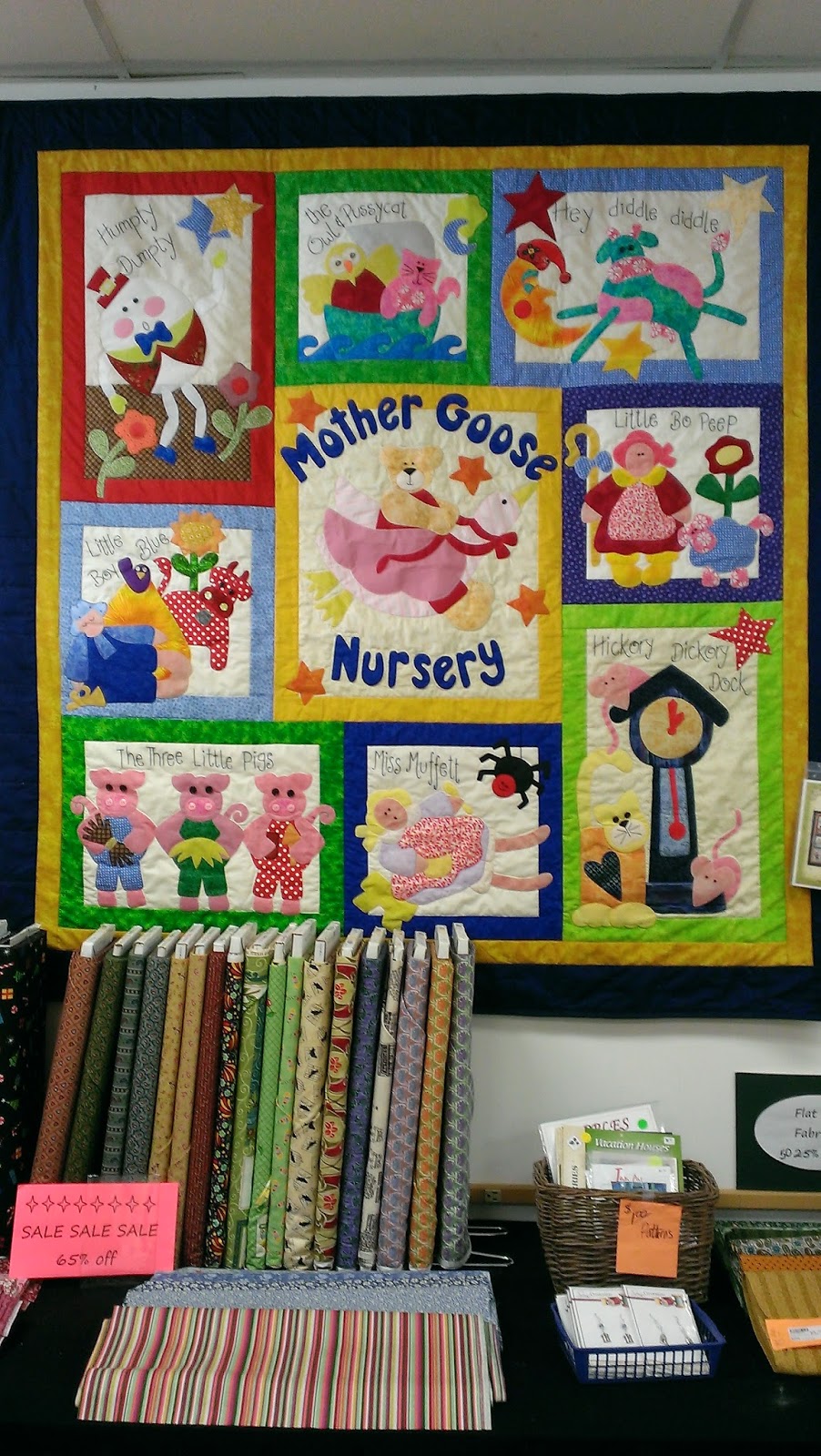 How To Hand Quilt Mother Goose Nursery Rhyme Quilt..................