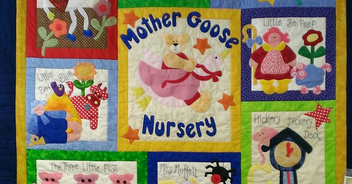 How To Hand Quilt Mother Goose Nursery Rhyme Quilt..................