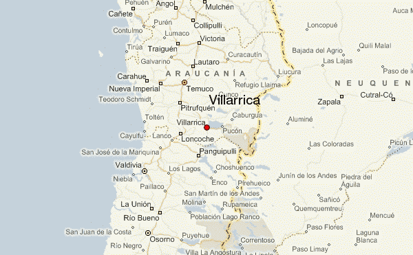 Map of Villarrica