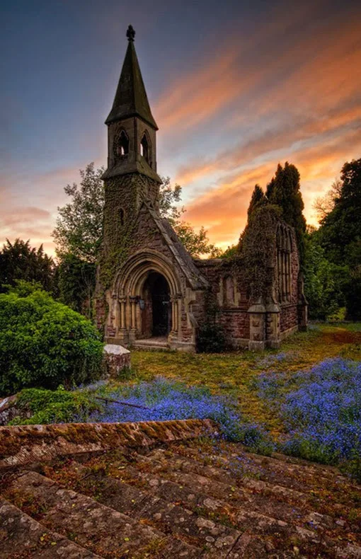  Sunset, Overton, North Wales, England