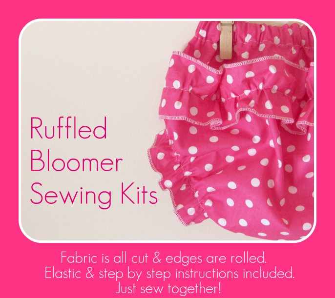 The Haby Goddess DIY Ruffled Bloomer Sewing Kits