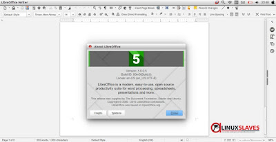 LibreOffice 5.0 Screenshot