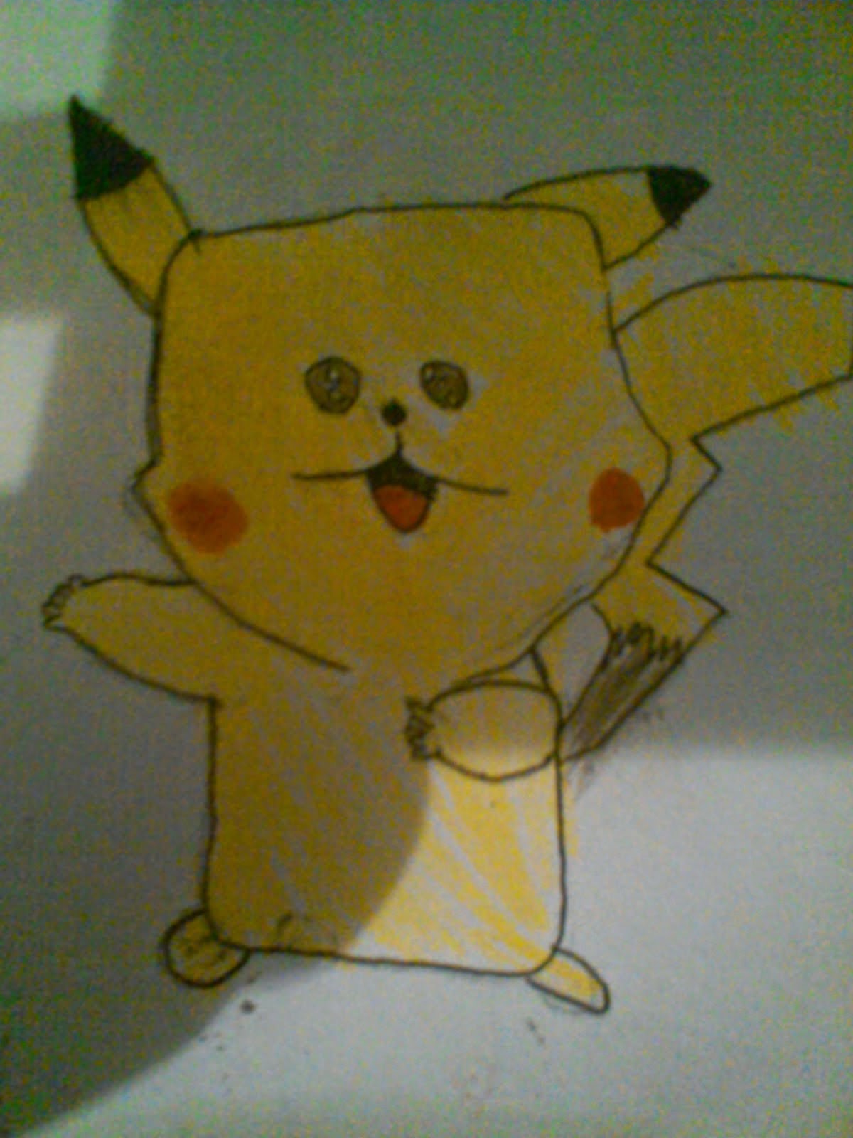 Pokemon realizado por Simón,8 años