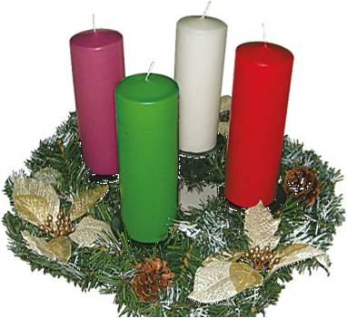 Resultado de imagen de corona de adviento