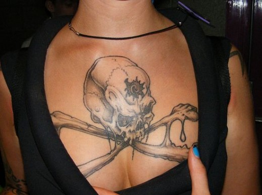 mixentry: Chest Tattoo Designs For Girls 2012