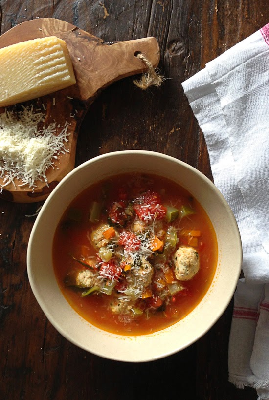 Mini Turkey Meatball Vegetable Soup Skinnytaste