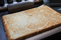 Sponge cake for Boston cream pie