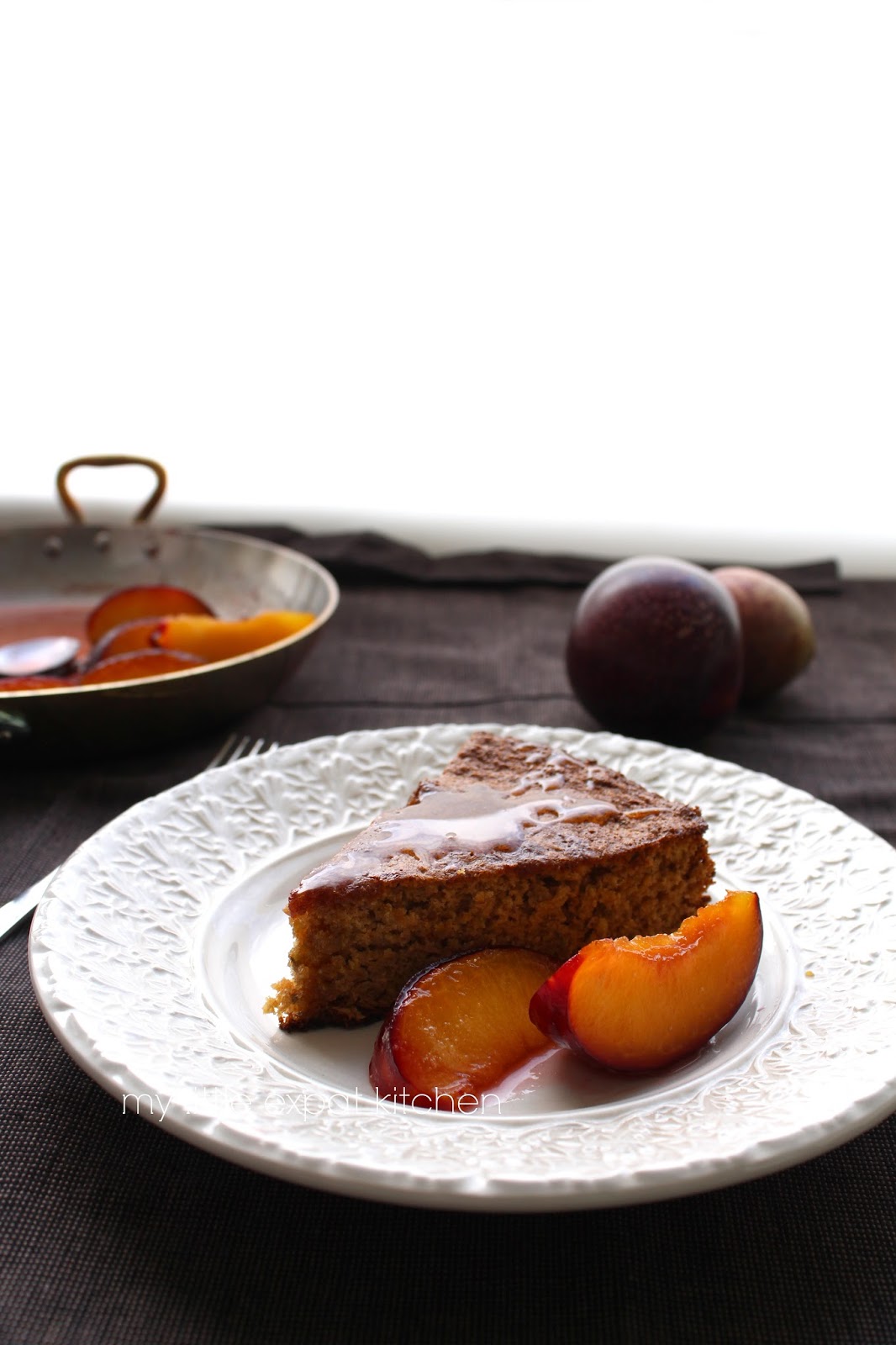 My Little Expat Kitchen Pistachio, buckwheat and lemon cake with