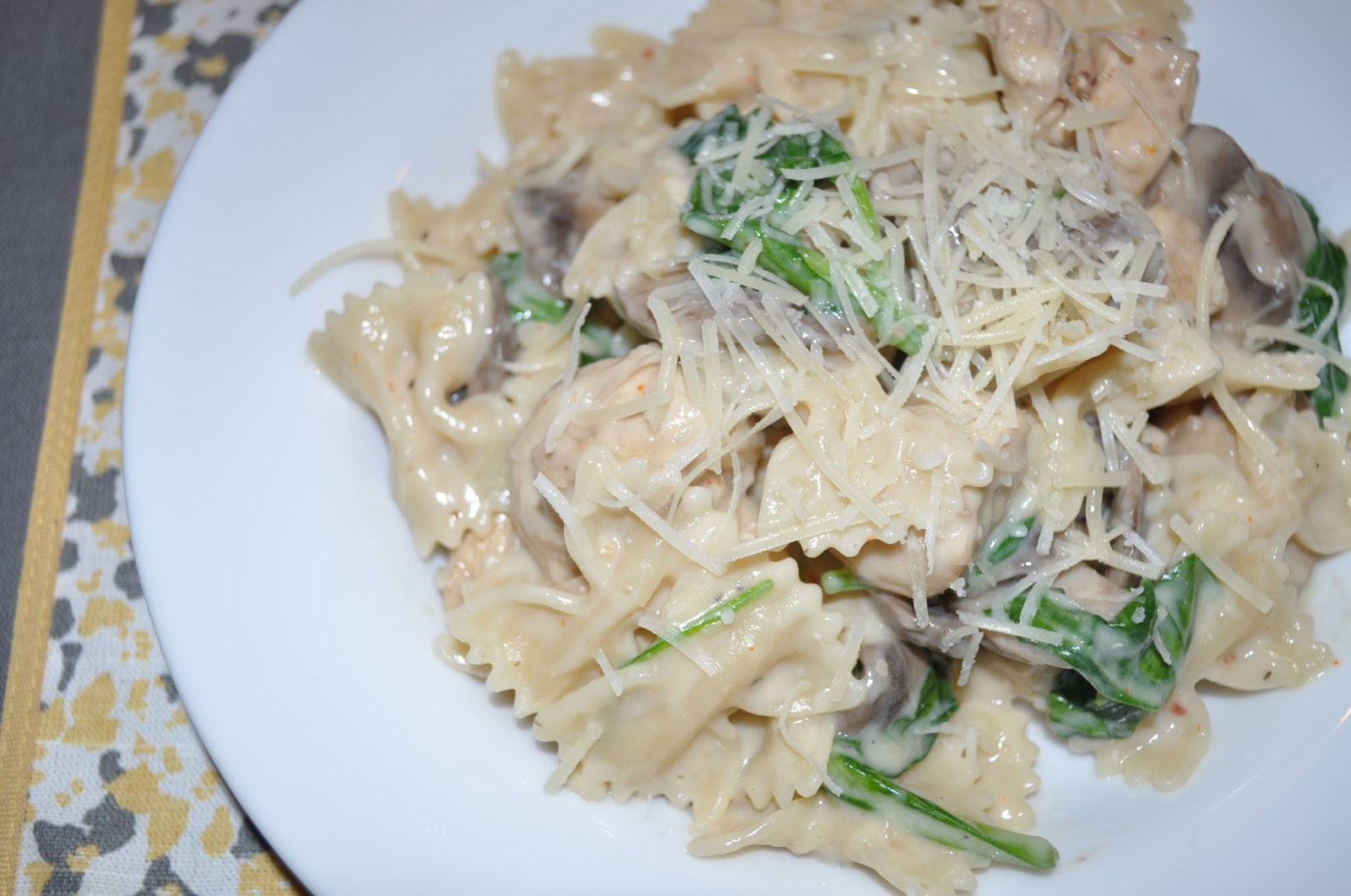 bow tie pasta with alfredo sauce recipes
