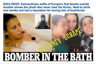 BOMBER IN THE BATH - The Daily Mail, November 2015