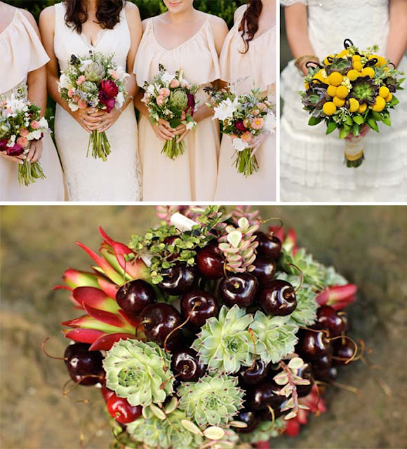 fruit wedding bouquets