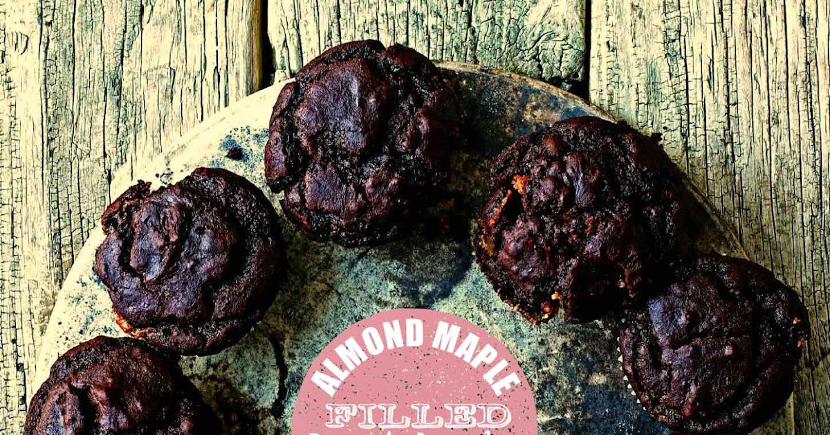 Milk and Honey Almond Maple Filled Brownie Cupcakes