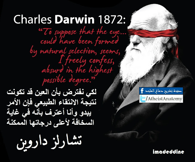 تعقيد العين يدحض نظرية التطور باعتراف داروين 