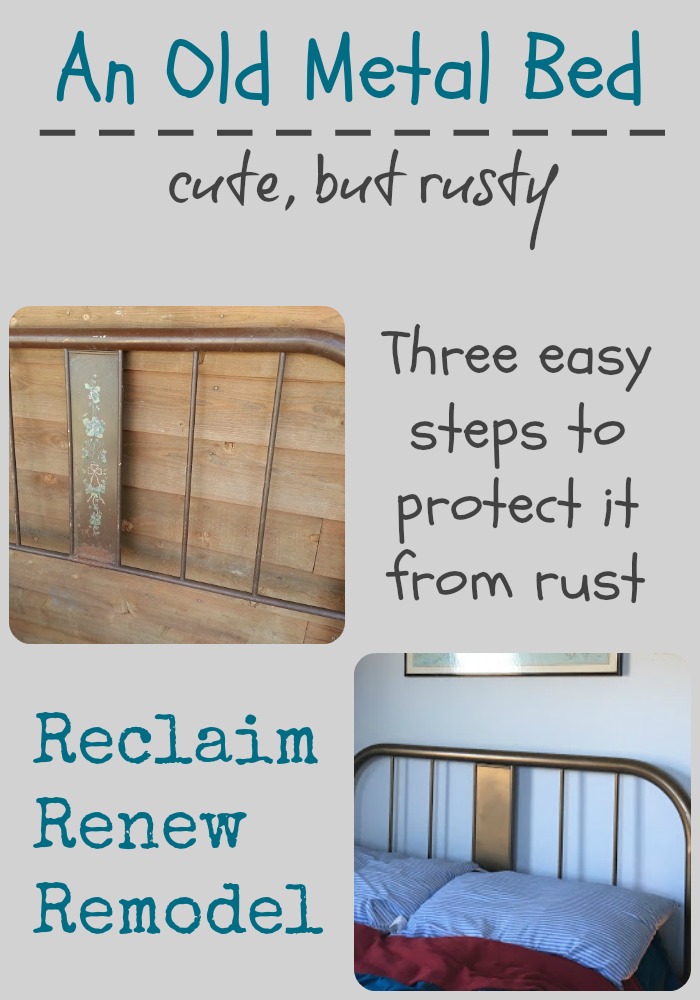 Reclaim, Renew, Remodel Furniture Fridays An Old Metal Bed